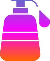 Liquid Soap Glyph Gradient Icon vector