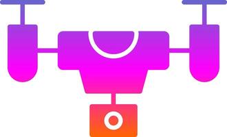 Drone Glyph Gradient Icon vector