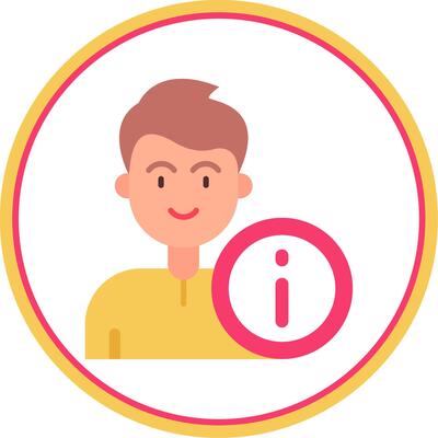 Info Flat Circle Uni Icon