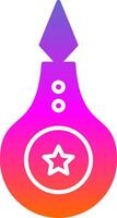 Threader Glyph Gradient Icon vector