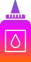 Liquid Glue Glyph Gradient Icon vector