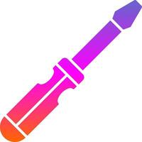 Screwdriver Glyph Gradient Icon vector