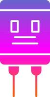 Capacitor Glyph Gradient Icon vector