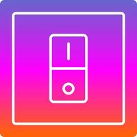 Switcher Glyph Gradient Icon vector