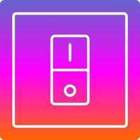 Switcher Glyph Gradient Icon vector