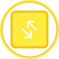 Swap Flat Circle Uni Icon vector