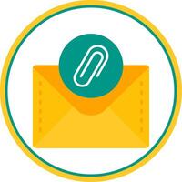 Clipper Flat Circle Uni Icon vector