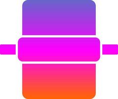 Dough Glyph Gradient Icon vector