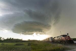 nubes de tormenta canadá foto