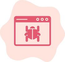 Web Bug Vector Icon