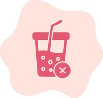 No Soft Drink Vector Icon