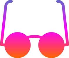 Goggles Glyph Gradient Icon vector