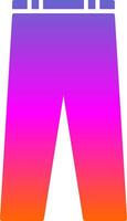 Trousers Glyph Gradient Icon vector