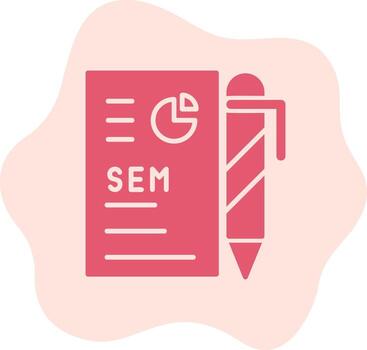 icono de vector de análisis de datos