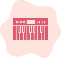 icono de vector de piano