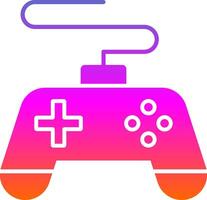 Game Console Glyph Gradient Icon vector