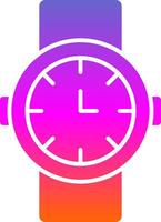 Watch Glyph Gradient Icon vector