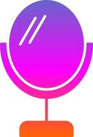 Mirror Glyph Gradient Icon vector