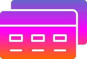 Payment Method Glyph Gradient Icon vector