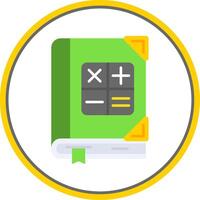 Math Flat Circle Uni Icon vector