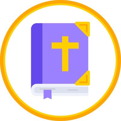 Bible Flat Circle Uni Icon