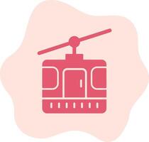 Cable Car Cabin Vector Icon