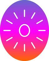 Kiwi Glyph Gradient Icon vector
