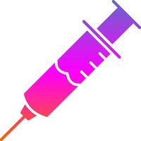 Injection Glyph Gradient Icon vector