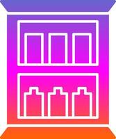 Medicine Cabinet Glyph Gradient Icon vector