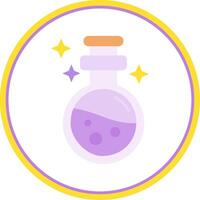 Potion Flat Circle Uni Icon vector