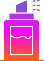 Deodorant Glyph Gradient Icon vector