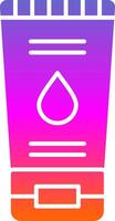 Face Wash Glyph Gradient Icon vector