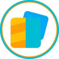 Transparent Flat Circle Uni Icon vector