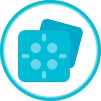 Image blur Flat Circle Uni Icon vector