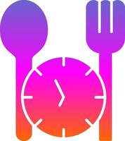 Fasting Glyph Gradient Icon vector