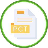 Pct Flat Circle Uni Icon vector