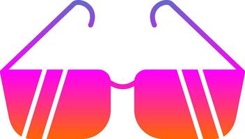 Sunglasses Glyph Gradient Icon vector