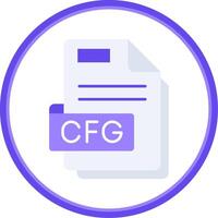 Cfg Flat Circle Uni Icon vector