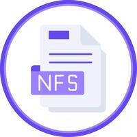 Nfs Flat Circle Uni Icon vector