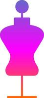 Mannequin Glyph Gradient Icon vector