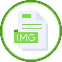 Img Flat Circle Uni Icon vector