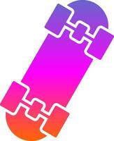 Skates Glyph Gradient Icon vector