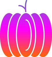 Pumpkin Glyph Gradient Icon vector