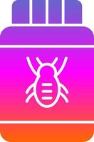 Pesticide Glyph Gradient Icon vector