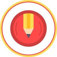 Compose Flat Circle Uni Icon vector