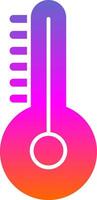 Temperature Glyph Gradient Icon vector