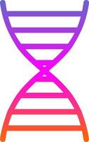 DNA Glyph Gradient Icon vector