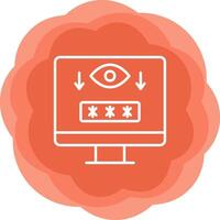 Computer Spyware Vector Icon