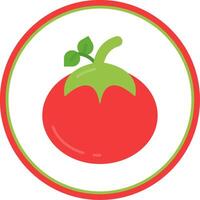 tomate plano circulo uni icono vector