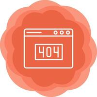 404 Error Vector Icon